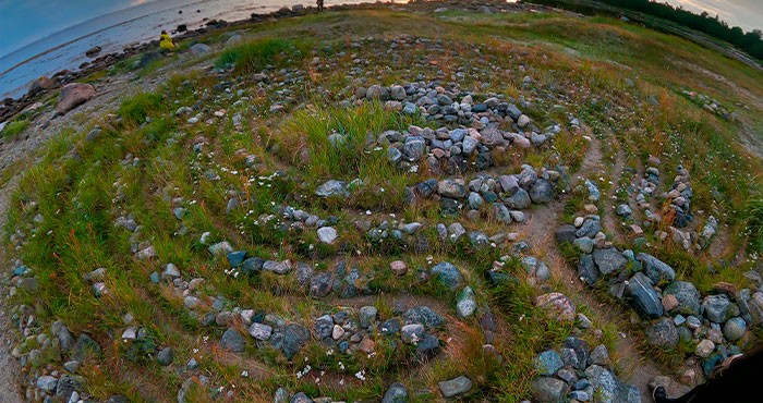 Каменный лабиринт Соловецкие острова